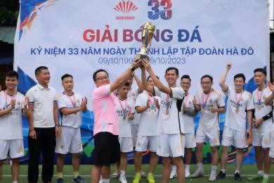 Bế mạc giải bóng đá kỷ niệm 33 năm thành lập Tập đoàn Hà Đô